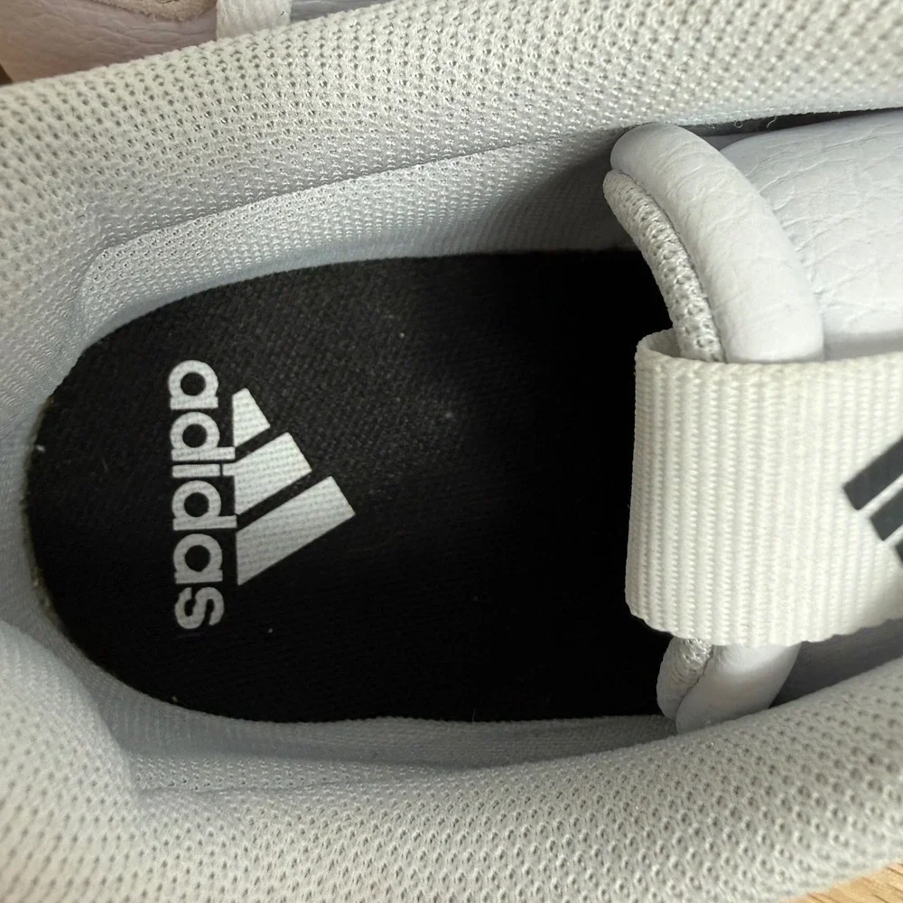 Adidas VL Court 3.0 Size 9 White Black Gum Sole Minimalist Terrace Sneakers